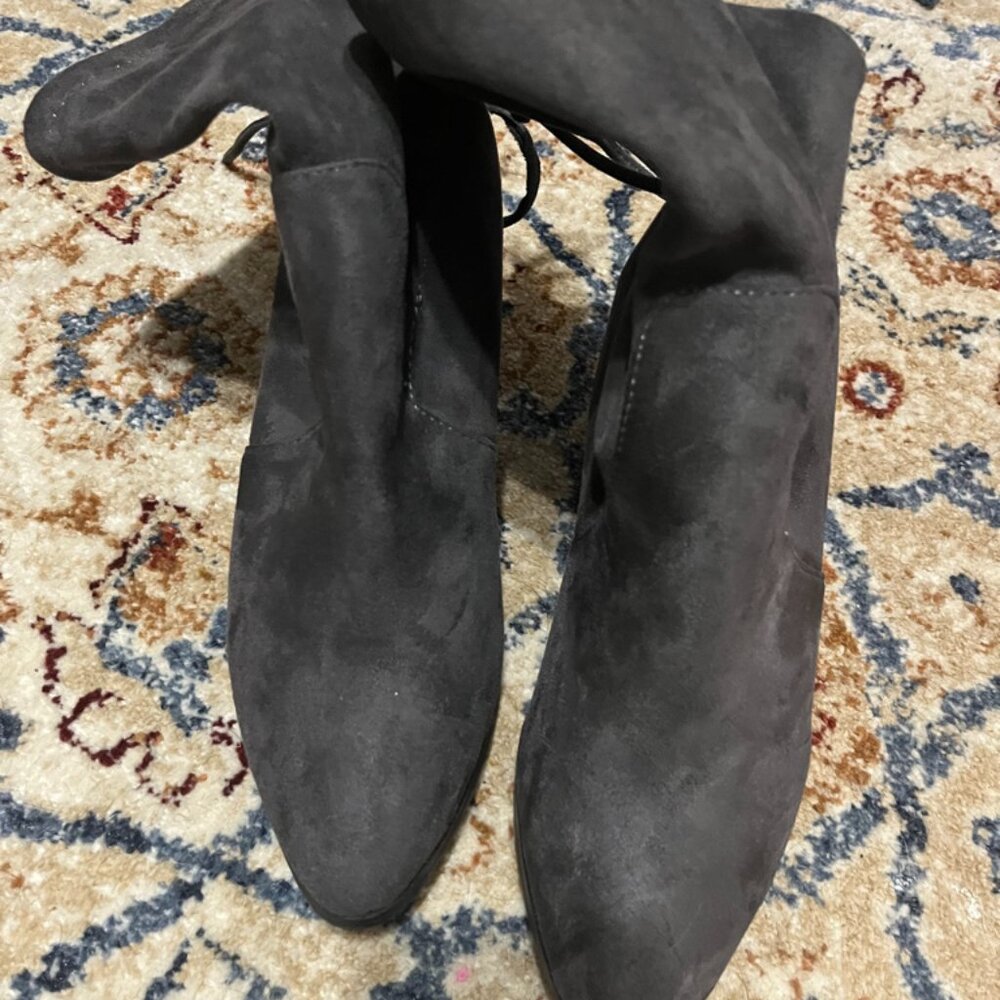 CATHERINE SUEDE PULL ON BOOTS SZ 9M